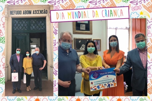 �gua Monchique entrega donativo ao Ref�gio Aboim Ascens�o