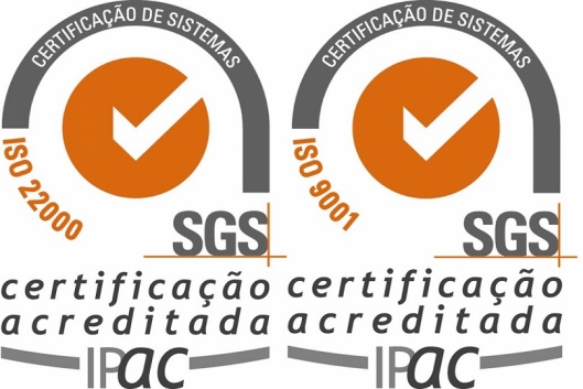 Renova��o das certifica��es ISO 9001 e ISO 22000