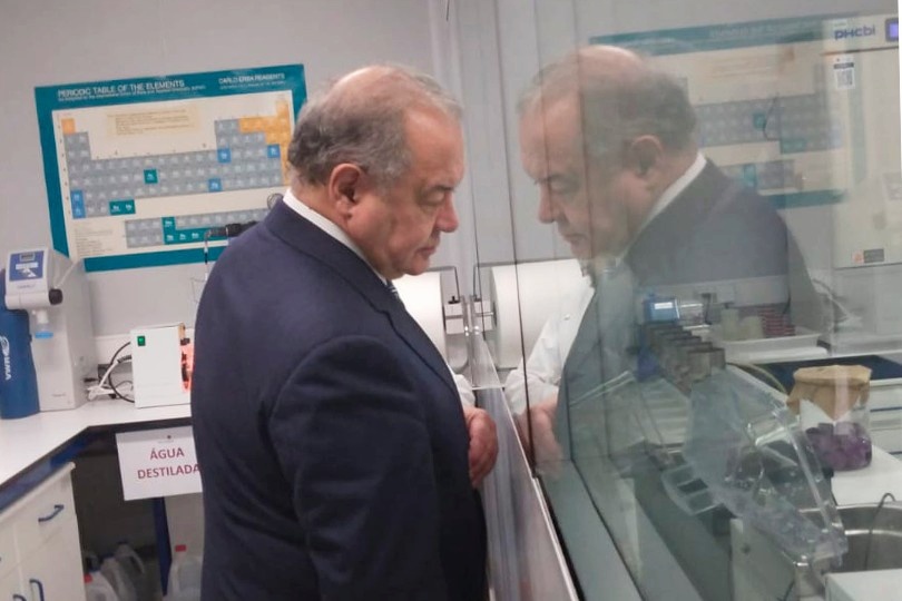 �gua Monchique recebe visita do Ministro da Economia e do Mar 2