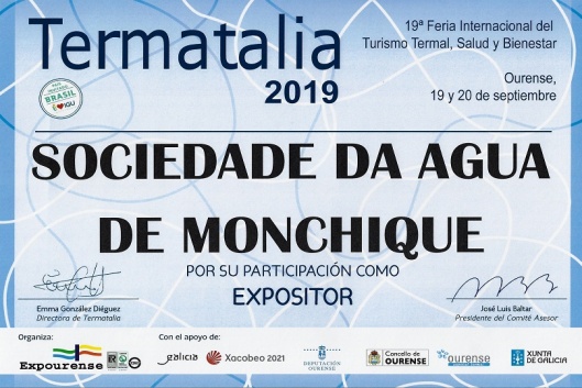 A Sociedade da �gua Monchique na Termat�lia 2019