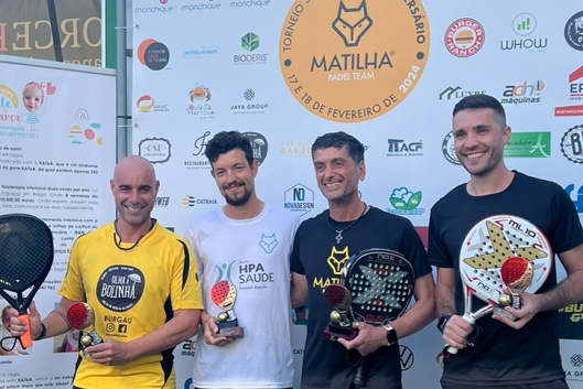 �gua Monchique apoia torneio solid�rio da Matilha Padel Team