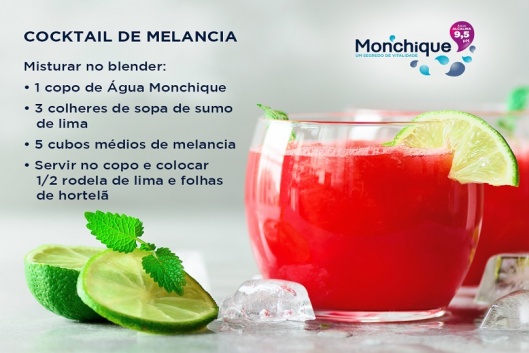 Cocktail alcalino com �gua Monchique
