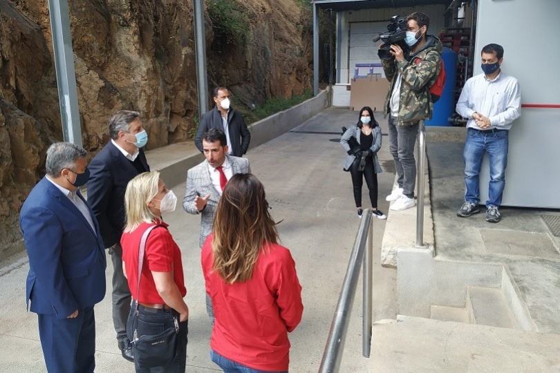 Visita de Telma Monteiro e B�rbara Timo